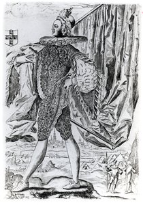 Portrait of George Villiers, 1st Duke of Buckingham (1592-1628) engraved by Renold Elstrack (1571-c.1630) by English School